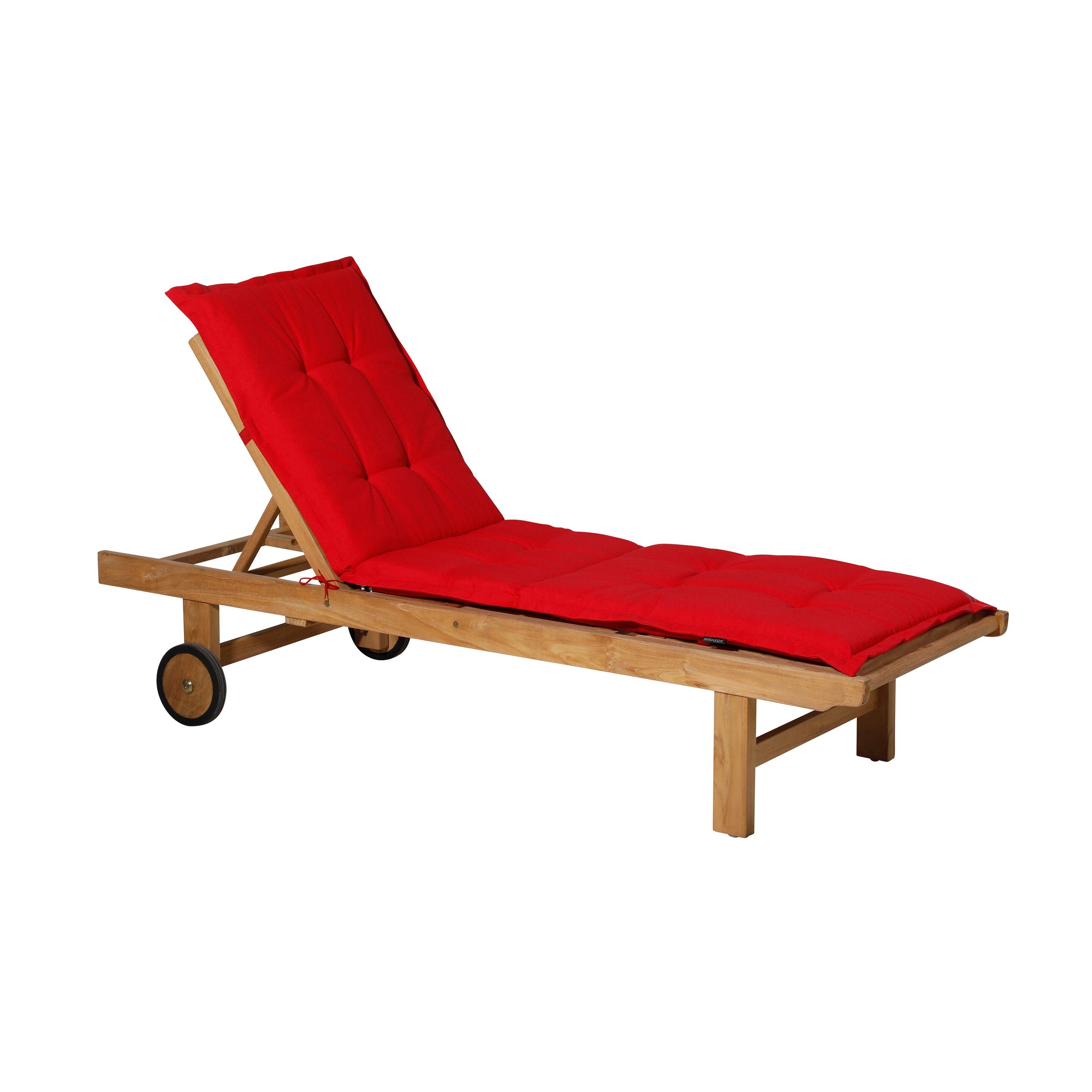 Madison Panama Red 200x65 Liegekissen