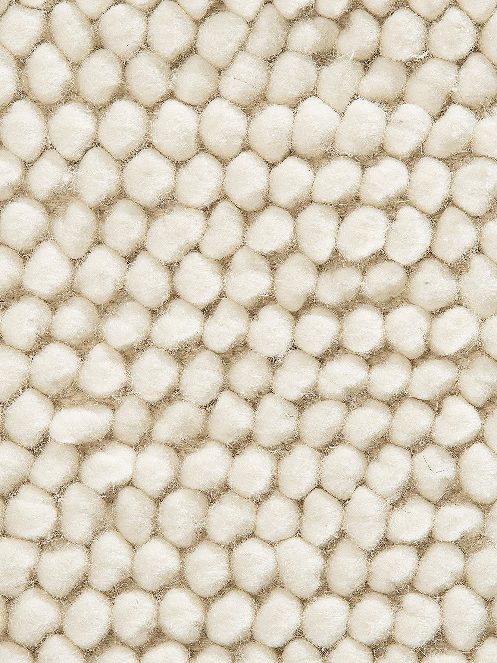 Malmby Woll-Teppich, Vanity White
