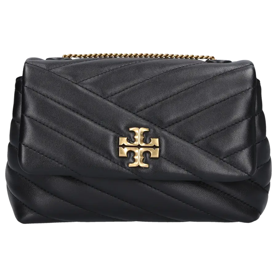 Tory Burch - Handtasche KIRA CHEVRON MINI Kalbsleder - schwarz