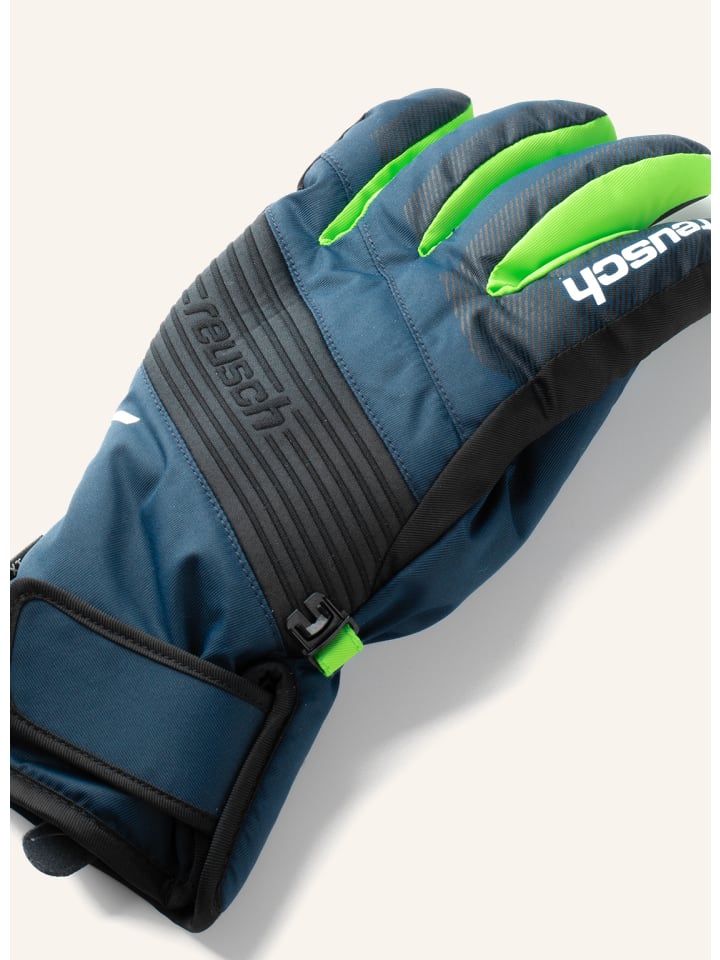 Reusch Fingerhandschuhe Duke R-TEX XT Junior in 7712 blck/dres blue/neon green günstig kaufen