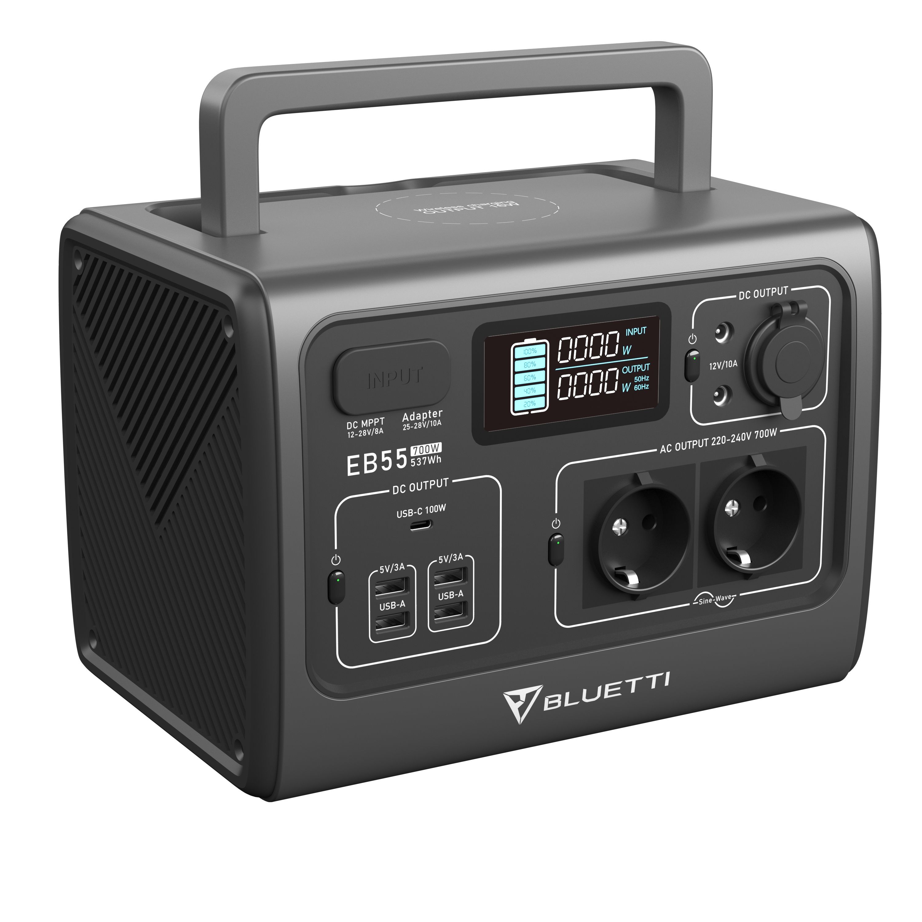 Bluetti EB55 mit PV200 Solarmodul