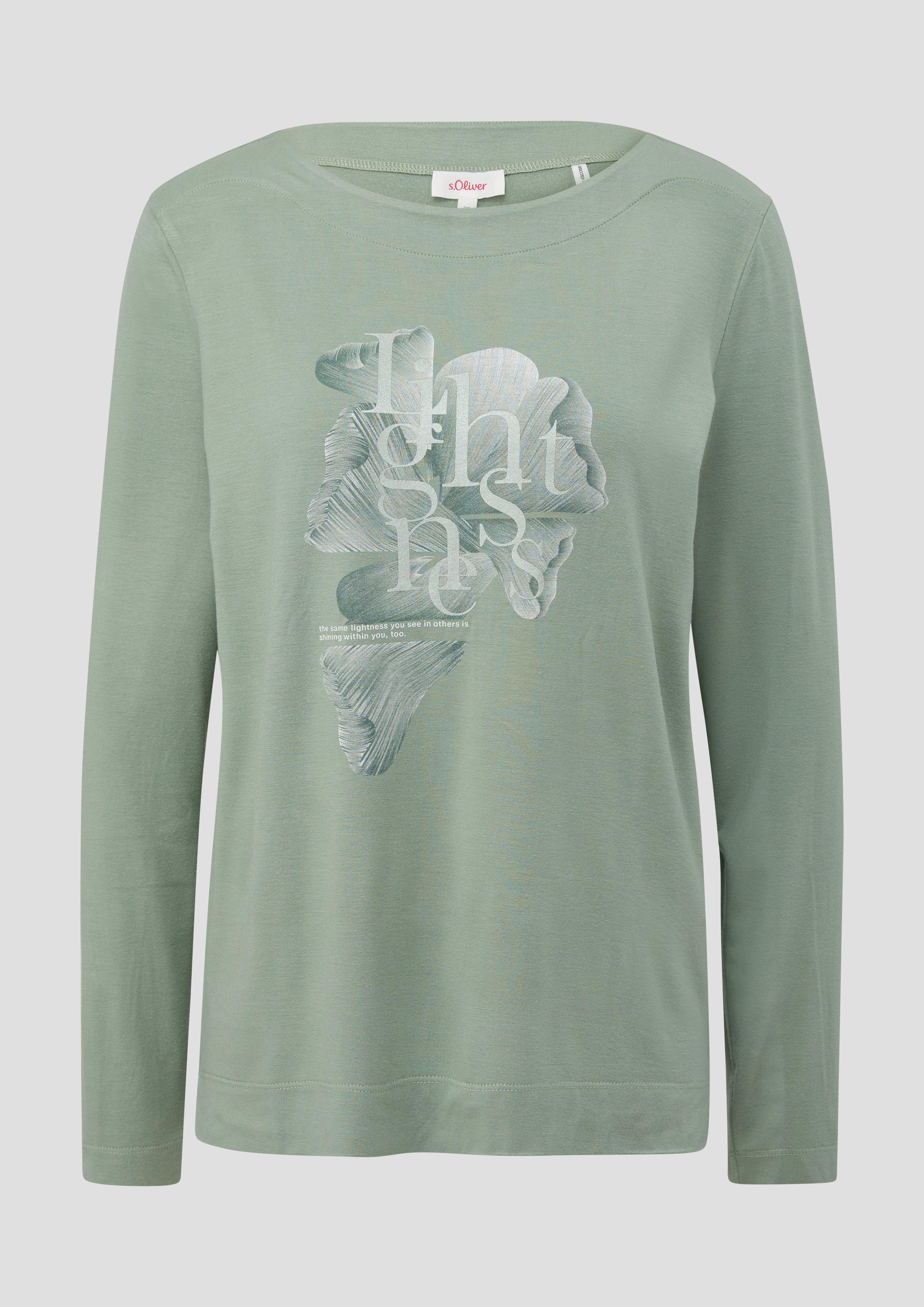 Longsleeve aus Viskosestretch  2137222-72D0