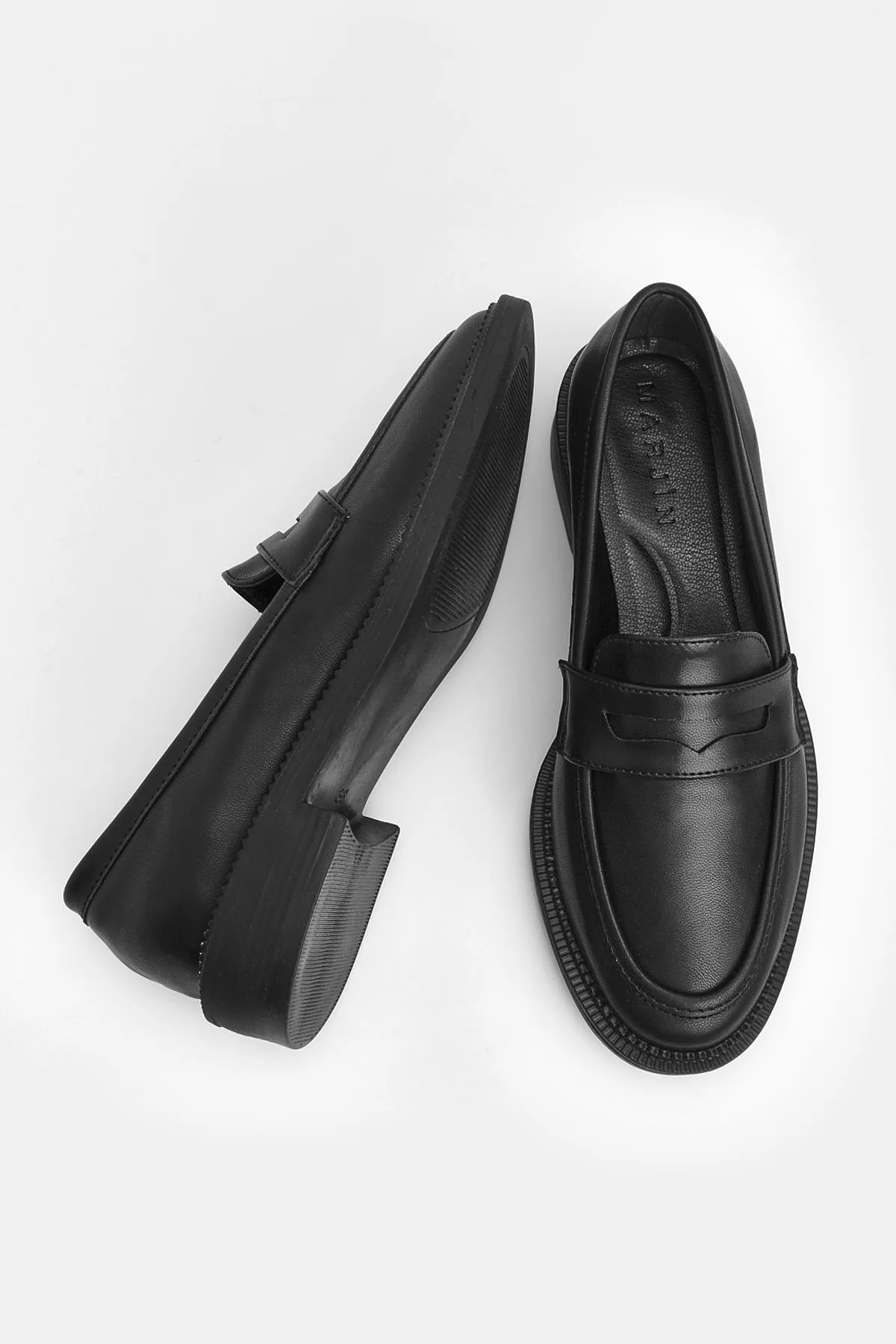 Marjin  Damen Loafer Freizeitschuhe Celas Schwarz