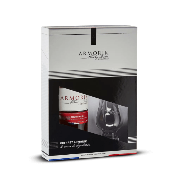 Coffret Armorik Sherry + 2 verres