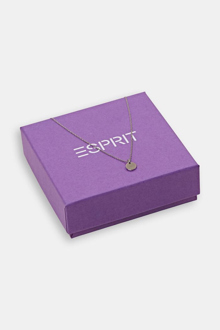 Kette mit graviertem Anhänger, Sterlingsilber