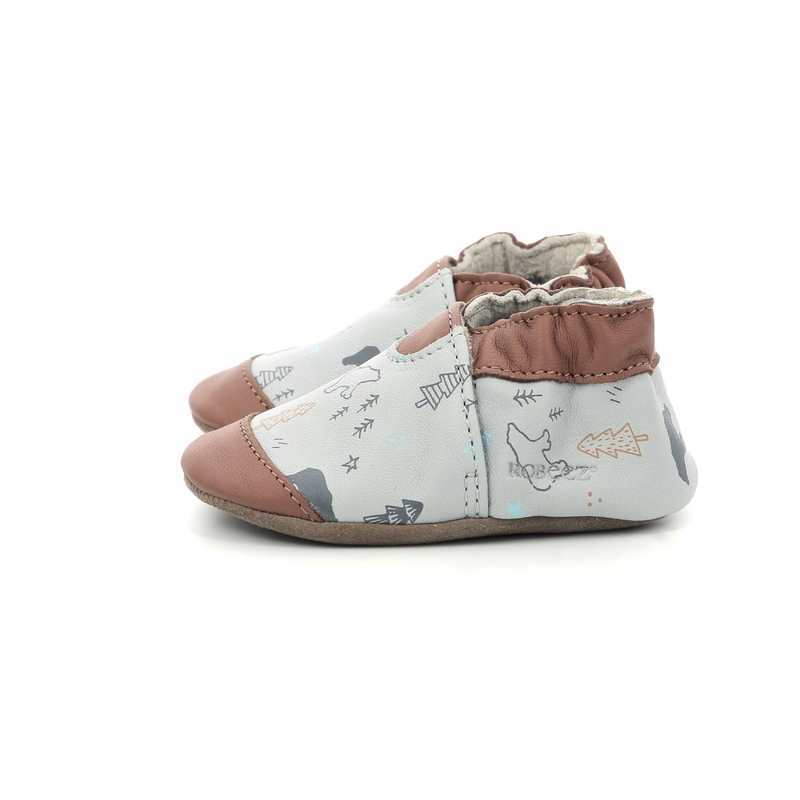 Chaussons cuir tannage vegetal Wintering Bear