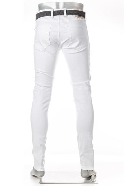Alberto, Jeans Robin, Slim Fit, Baumwolle T400®, weiß