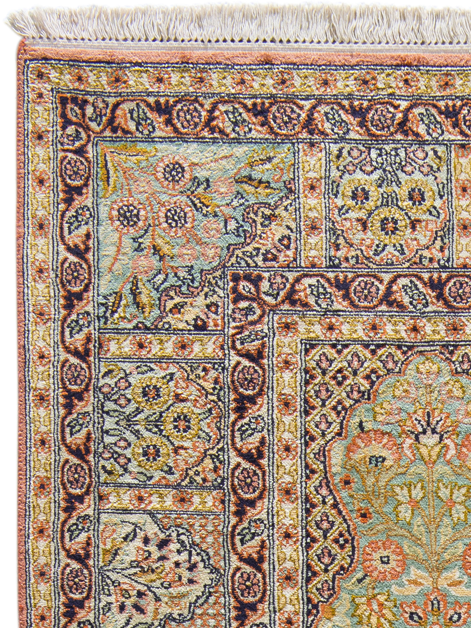 Kaschmir Seide 18/18 ca. 156 x 213 cm, Unikat / Einzelstück