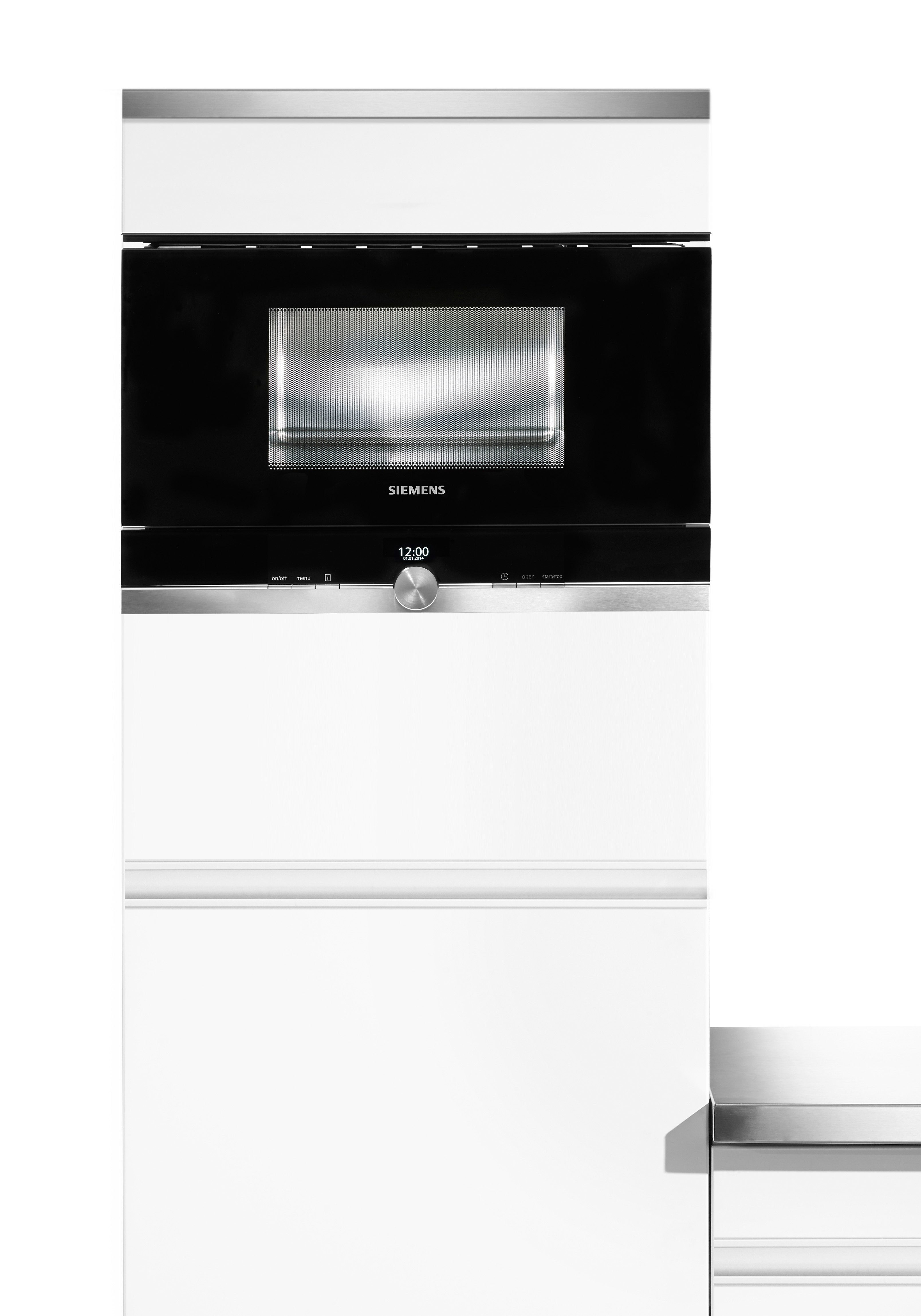 SIEMENS Einbau-Mikrowelle BE634RGS1, Grill, Mikrowelle, 21 l