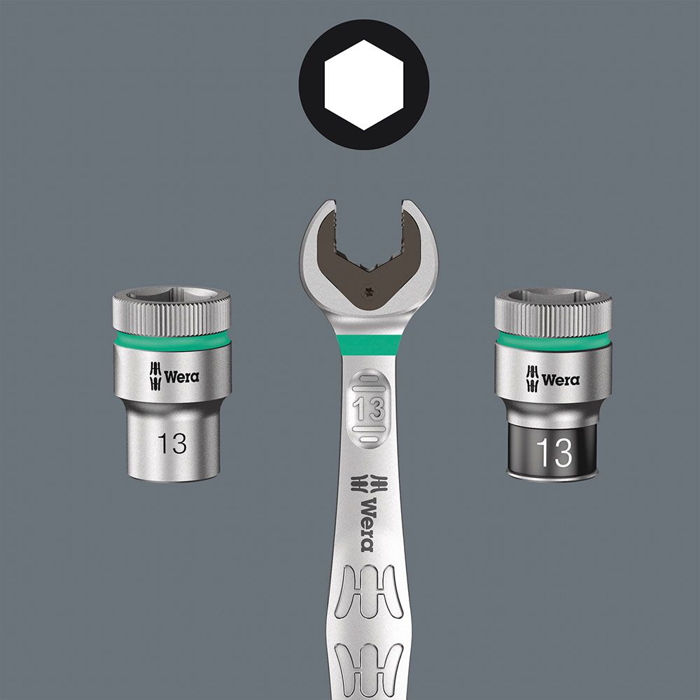 Wera 8100 SA 8 Zyklop Metal-Knarrensatz (1/4