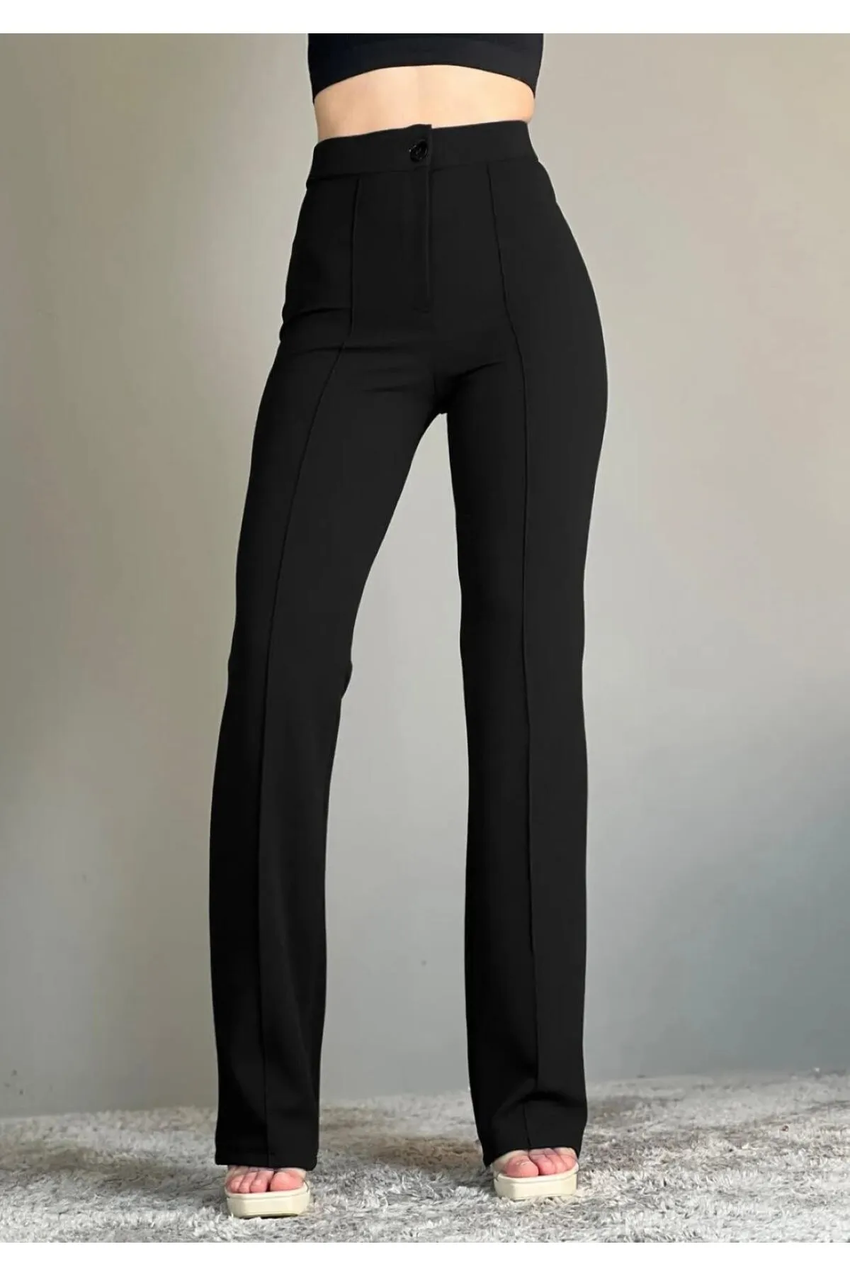 VOLT CLOTHİNG  Lycra-Hose mit weitem Bein für Damen