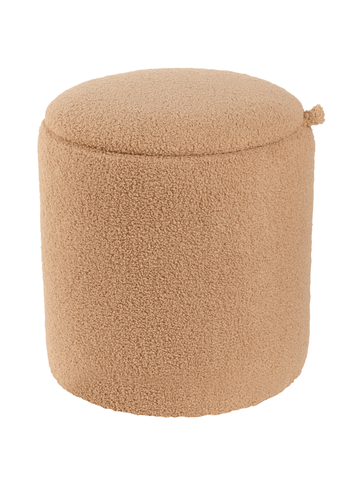 Beliani 2er-Set Pouf BEREA in Braun günstig kaufen onesize