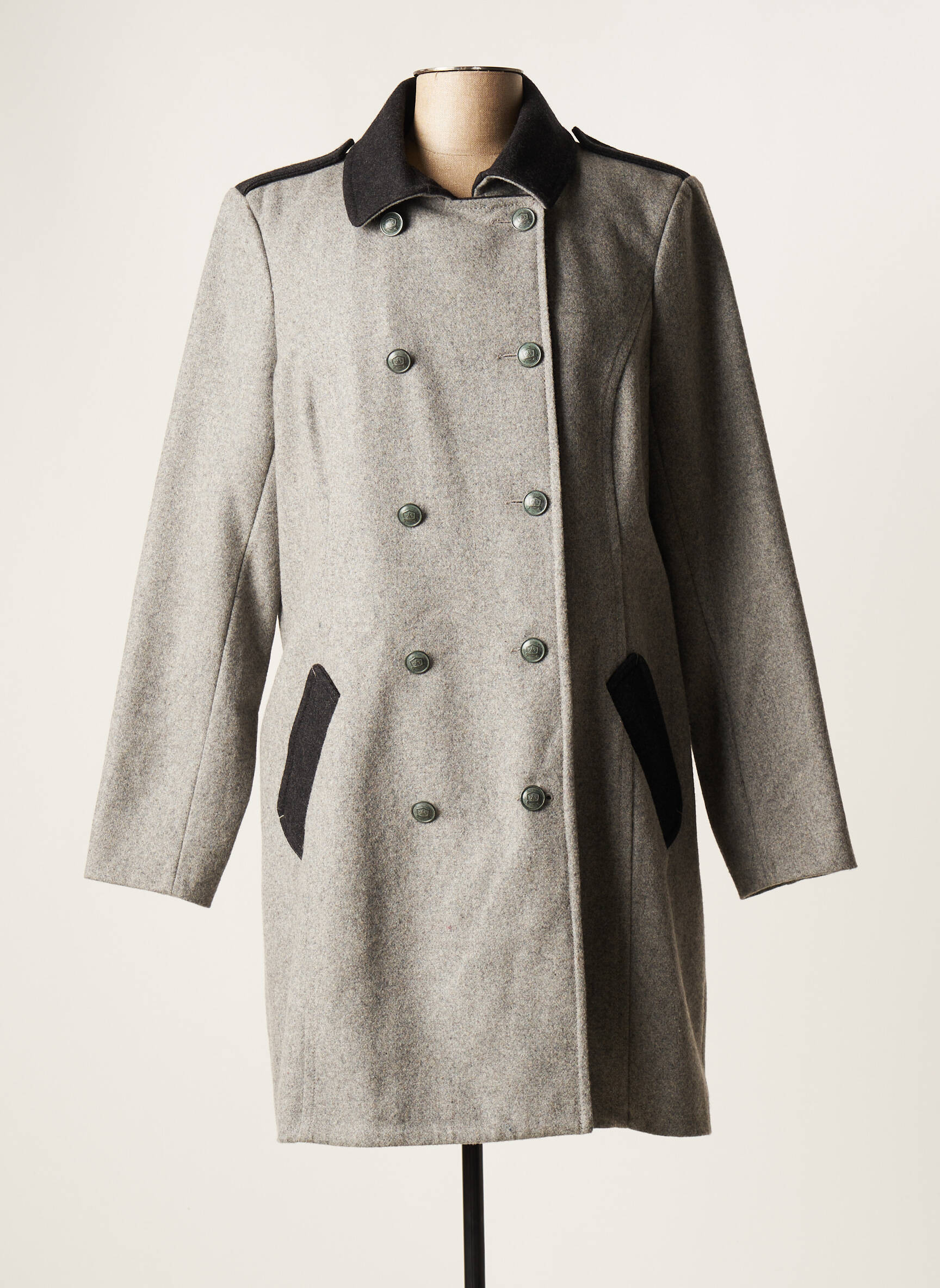 Mae Mahe Manteaux Longs Femme couleur gris
