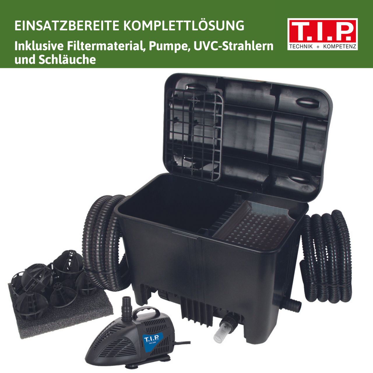T.I.P. T.I.P Mehrkammer-Teichaußenfilter  WDF 10000 UV 11