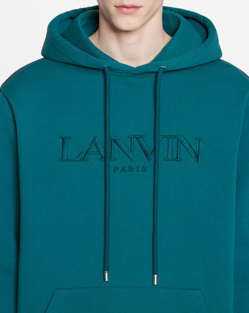 HOODIE OVERSIZE BRODÉ LANVIN SIDE CURB