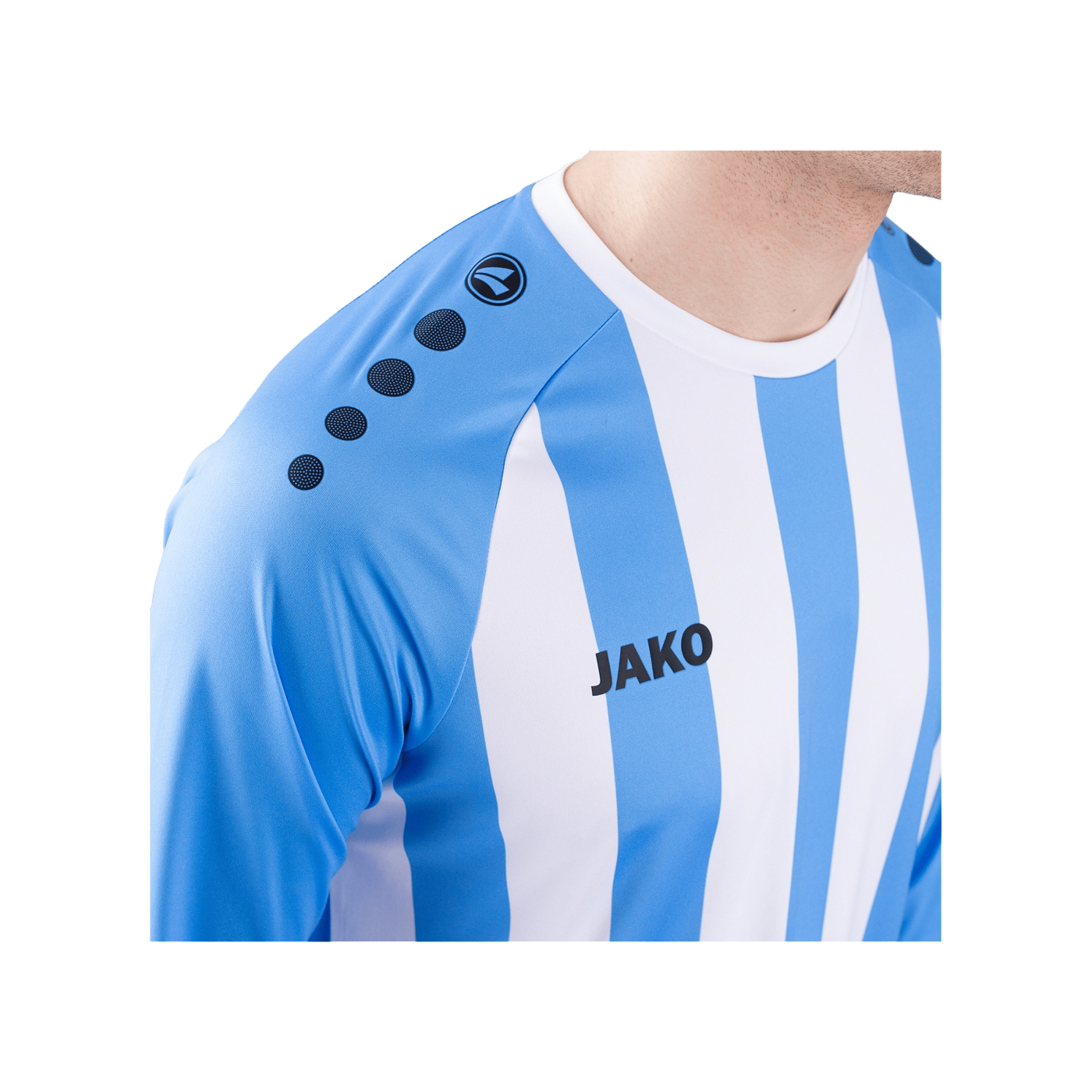 JAKO Inter Trikot LangarmHellblau Weiss F432
