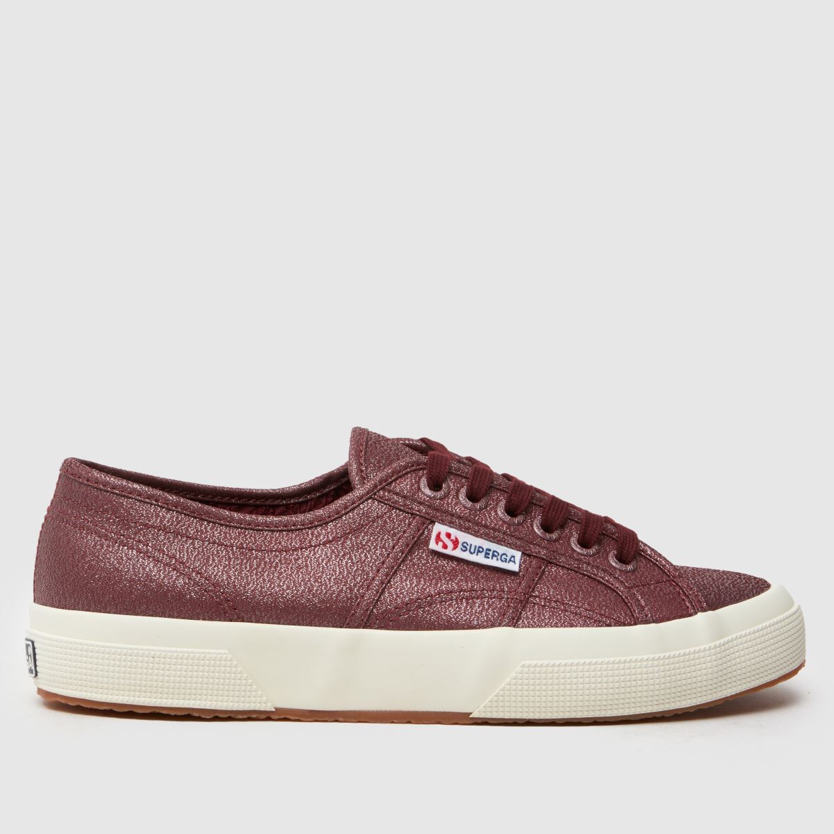 Superga 2750 lamew bordó színű edzőcipő