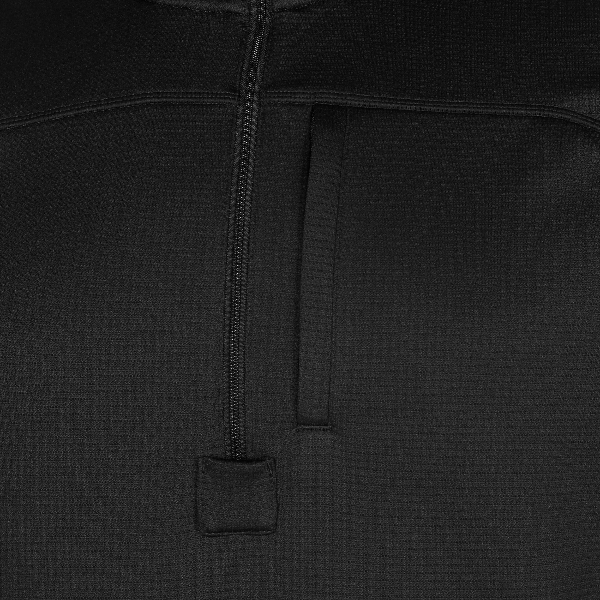 Run Microfleece Half-Zip Lauftop Herren - Schwarz