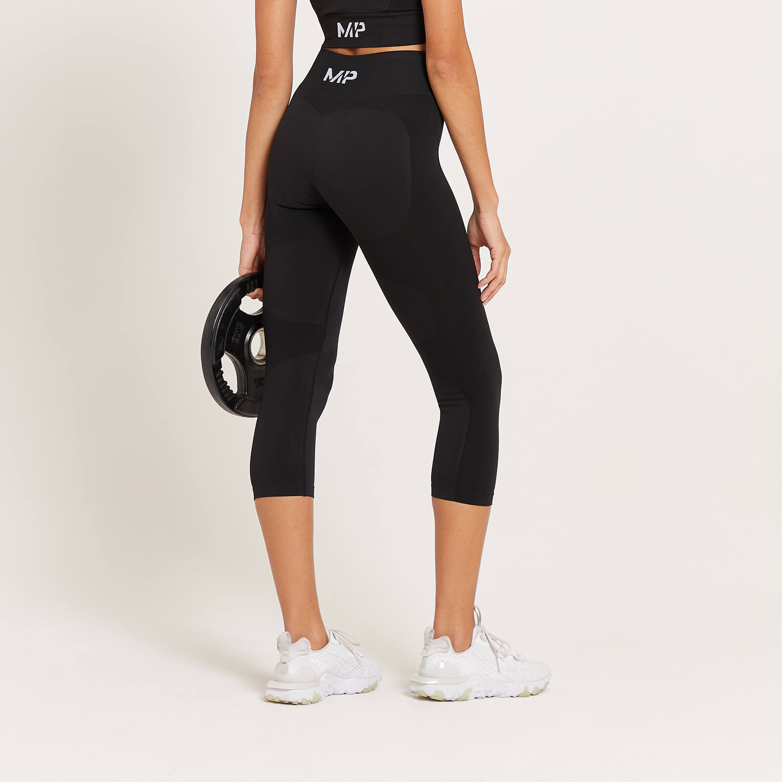 Legging ¾ taille haute MP Curve pour femmes – Noir