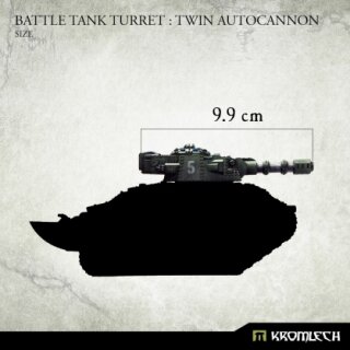 Battle Tank Turret: Twin Autocannon