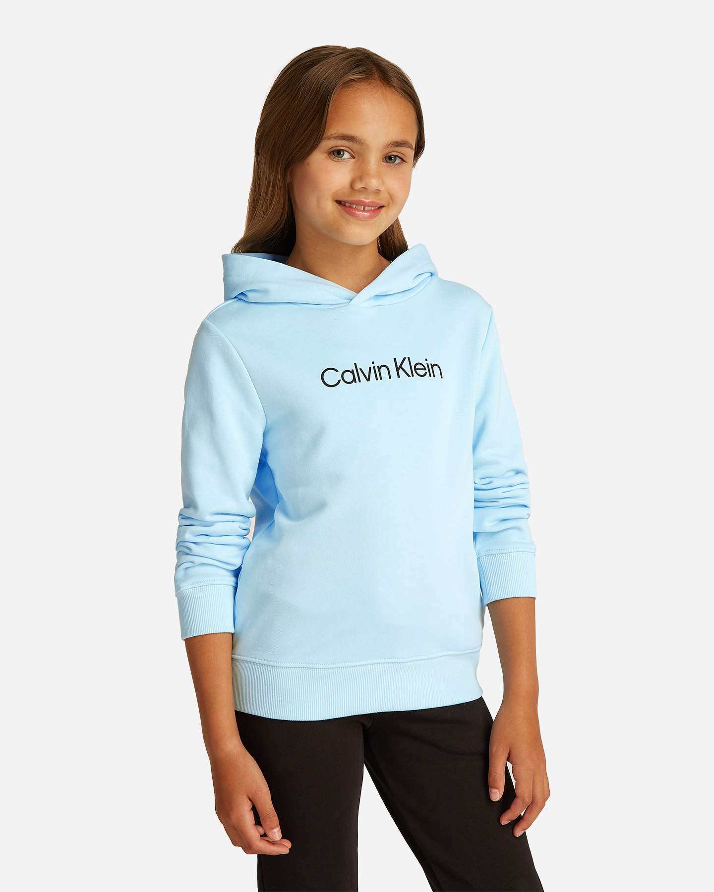Felpa Calvin Klein Jeans Line Logo Jr IU0IU00679-CWS