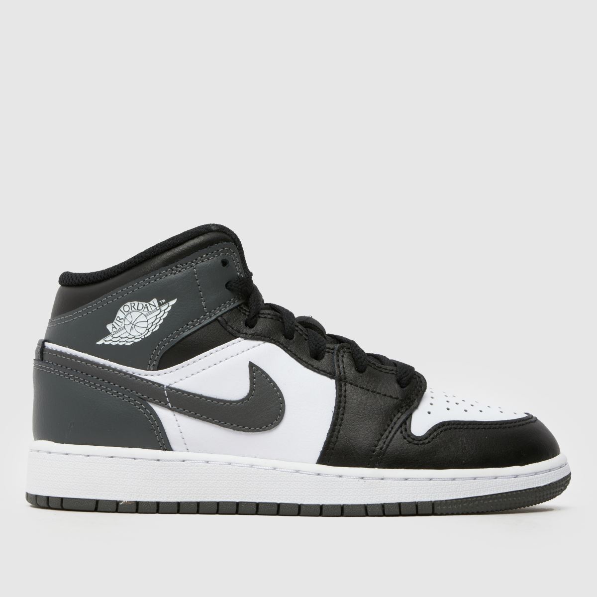 Nike Jordan grå multifärgade Air Jordan 1 Mid Pojkar Barns Sneakers