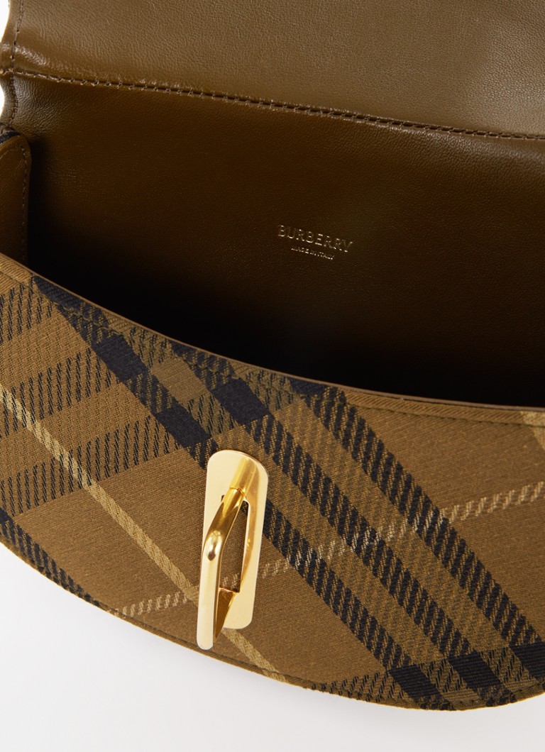 Burberry Mini Rocking Horse -olkalaukku ruutukuosilla ja vasikannahkaisilla yksityiskohdilla
