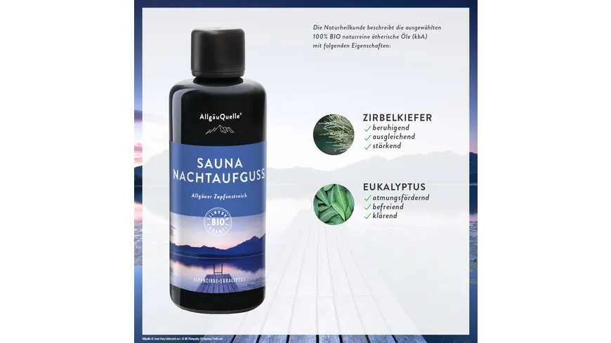 AllgäuQuelle Sauna Nachtaufguss Allgäuer Zapfenstreich 100 ml