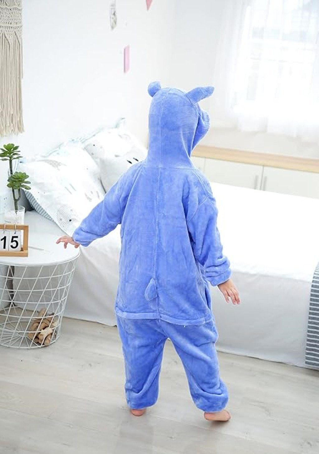 XDeer Schlafoverall Kinder Onesie Jumpsuit,Pyjamas Kigurumi,Tier Schlafoverall Pyjama Kleidung Fleece Overalls Fleece Nachtwäsche