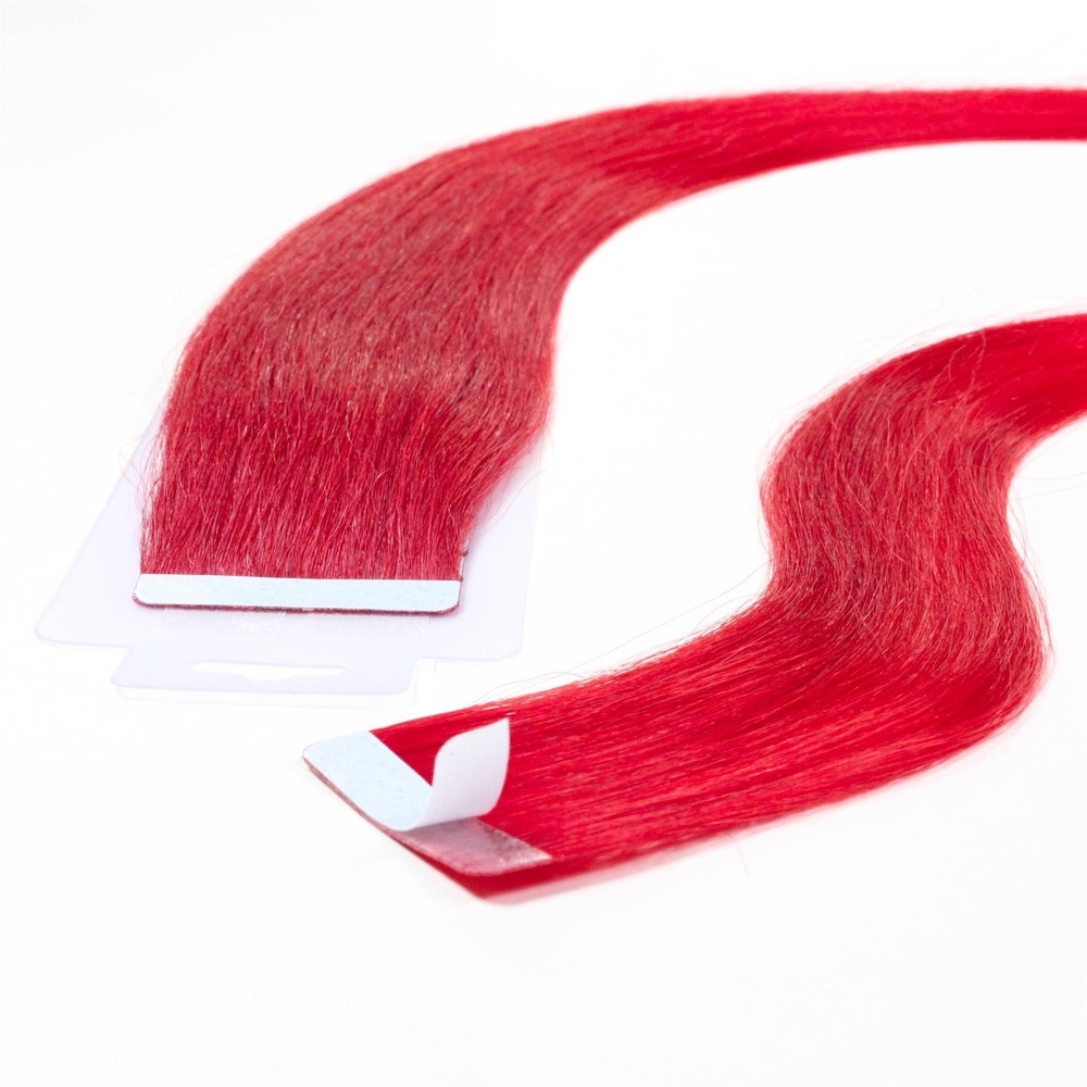 hair2heart Extensions adhésives cheveux naturels #rouge extensions