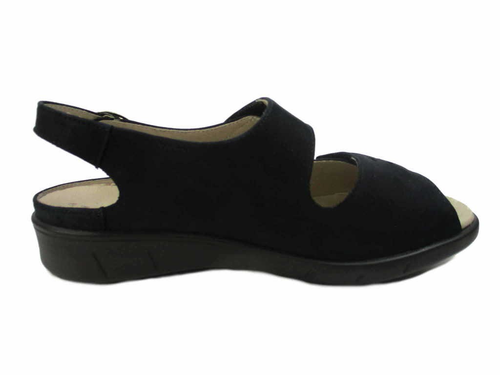 SOLIDUS Komfort Sandalen blau Happy