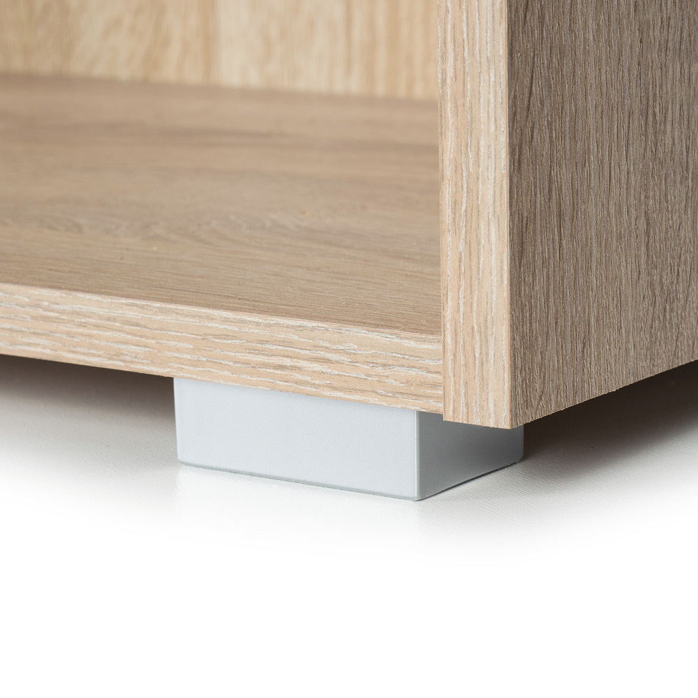 Casaria Standregal Vela Eiche 5 Fächer 190 x 60 x 31cm braun