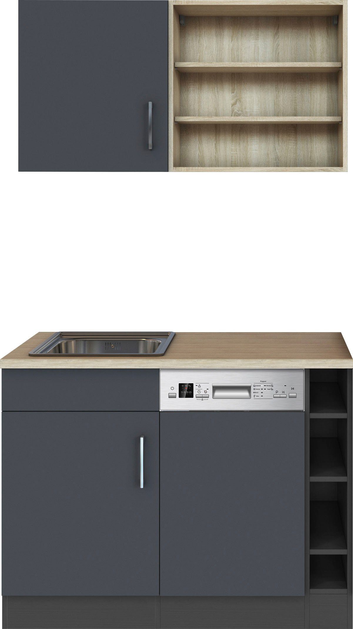 HELD MÖBEL Küche Mali, Breite 110 cm, mit E-Geräten