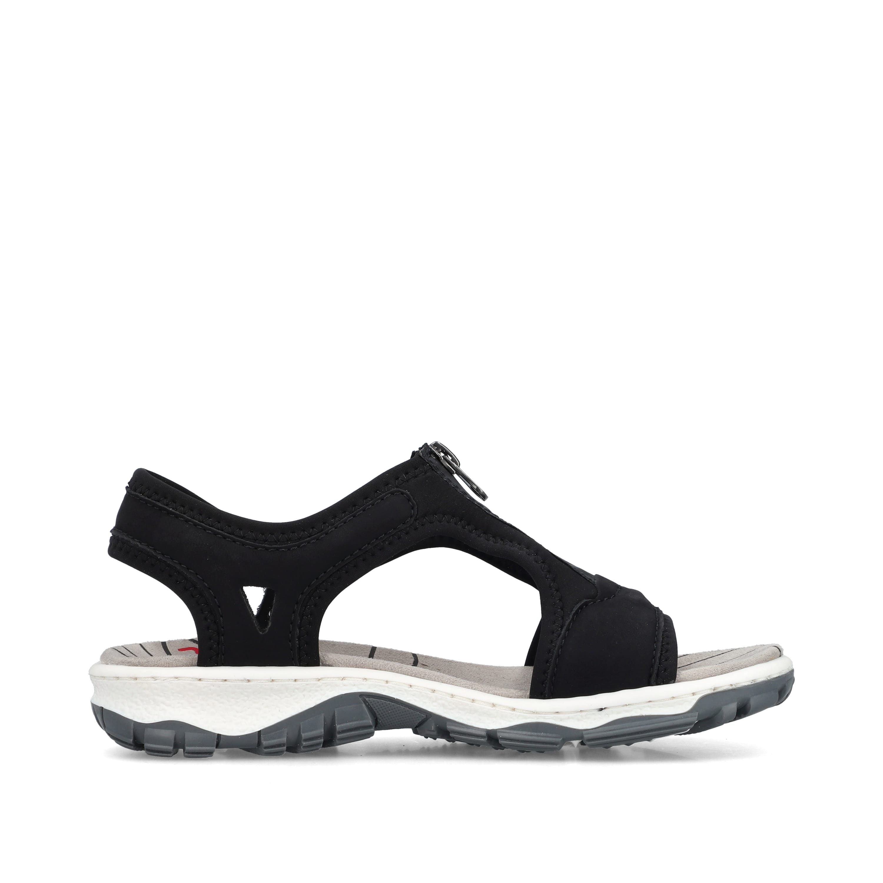 Rieker Damen Trekkingsandalen tiefschwarz