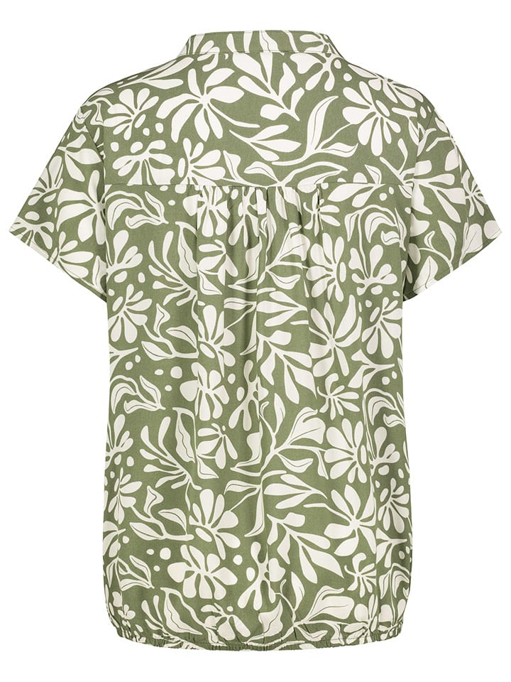 Sublevel Bluse in Grün/ Creme günstig kaufen