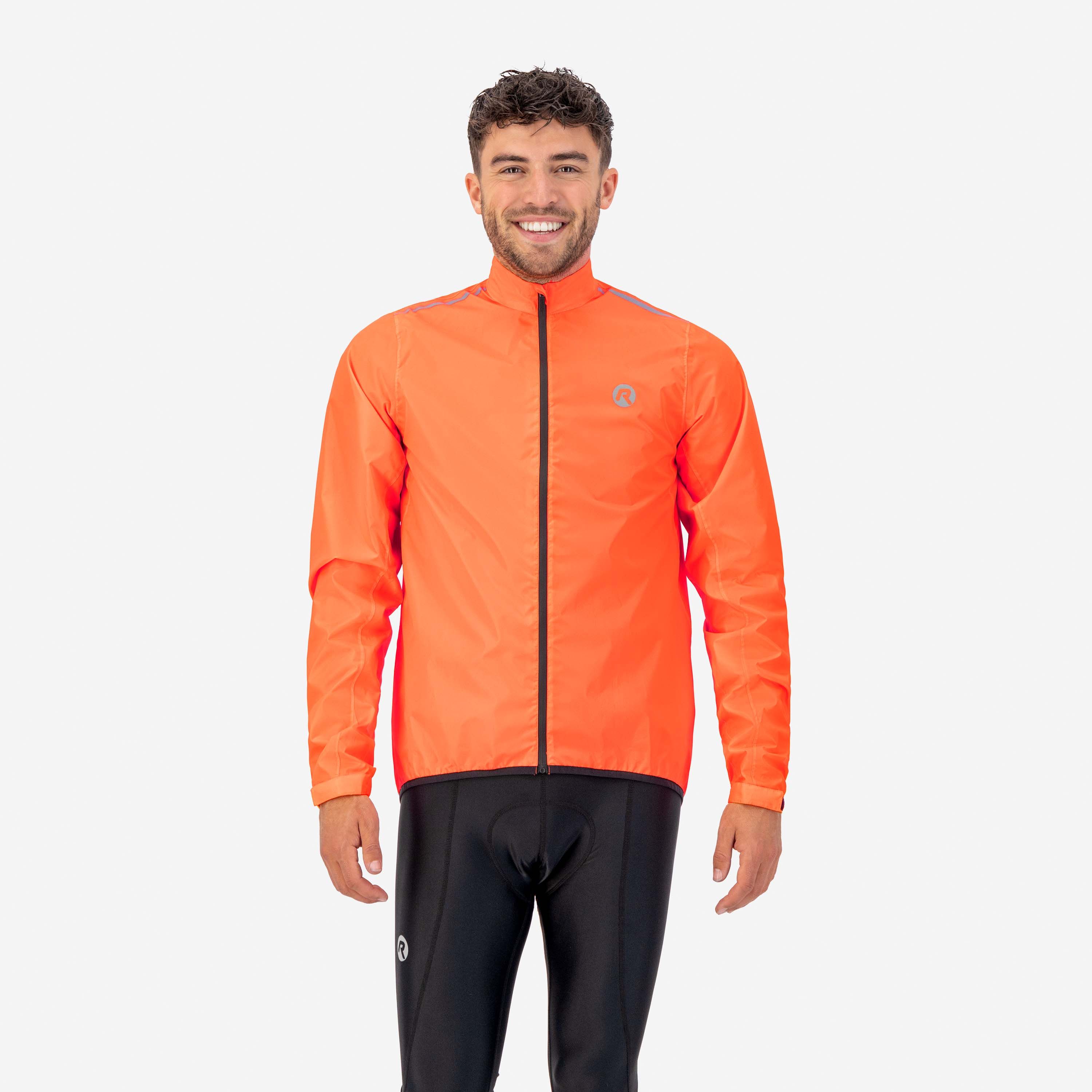 Rogelli Core Orange Herren Fahrrad Regenjacke