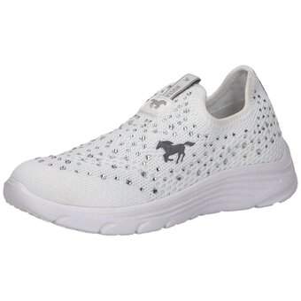 Mustang Slip On Sneaker in weiß