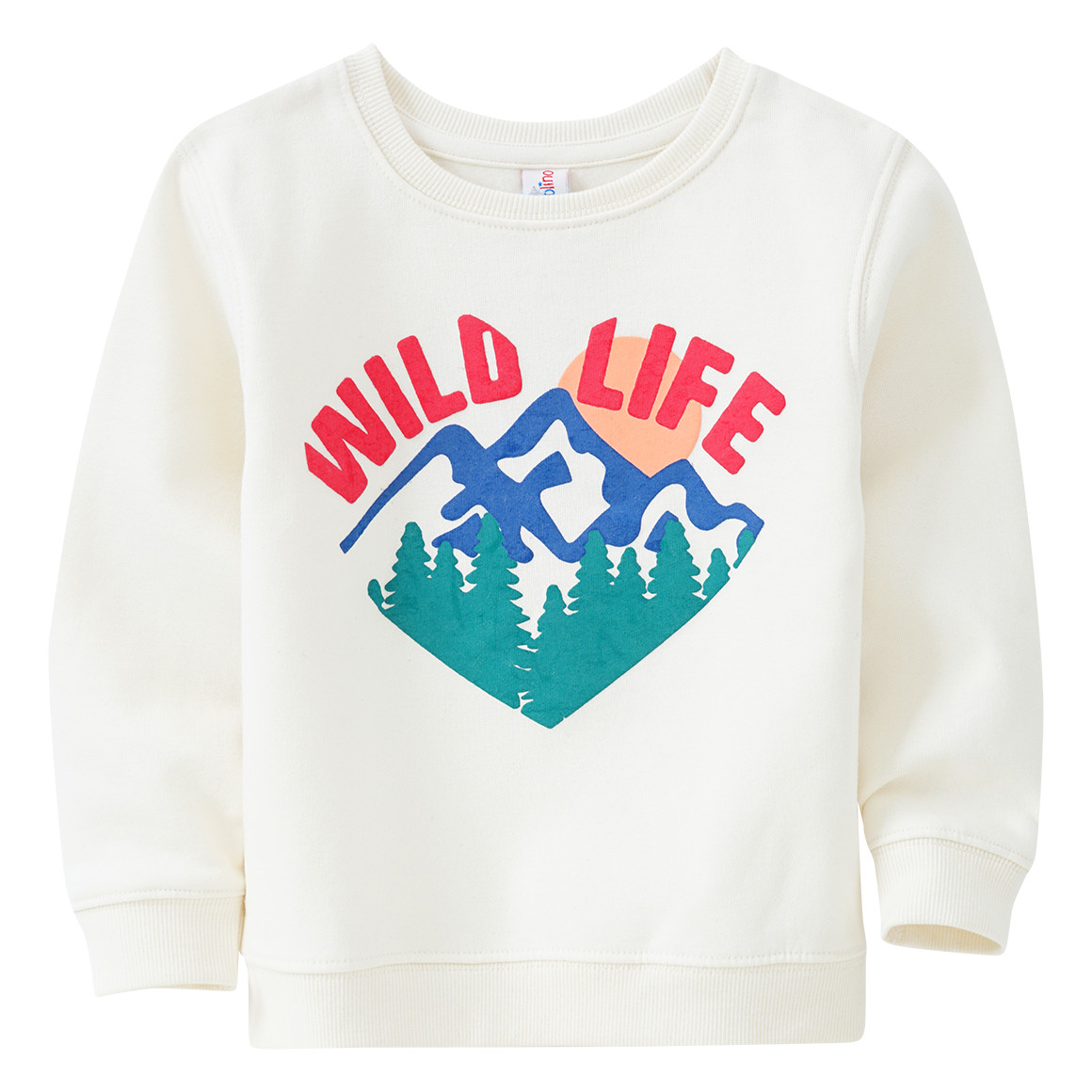 Mädchen Sweatshirt mit Wald-Print