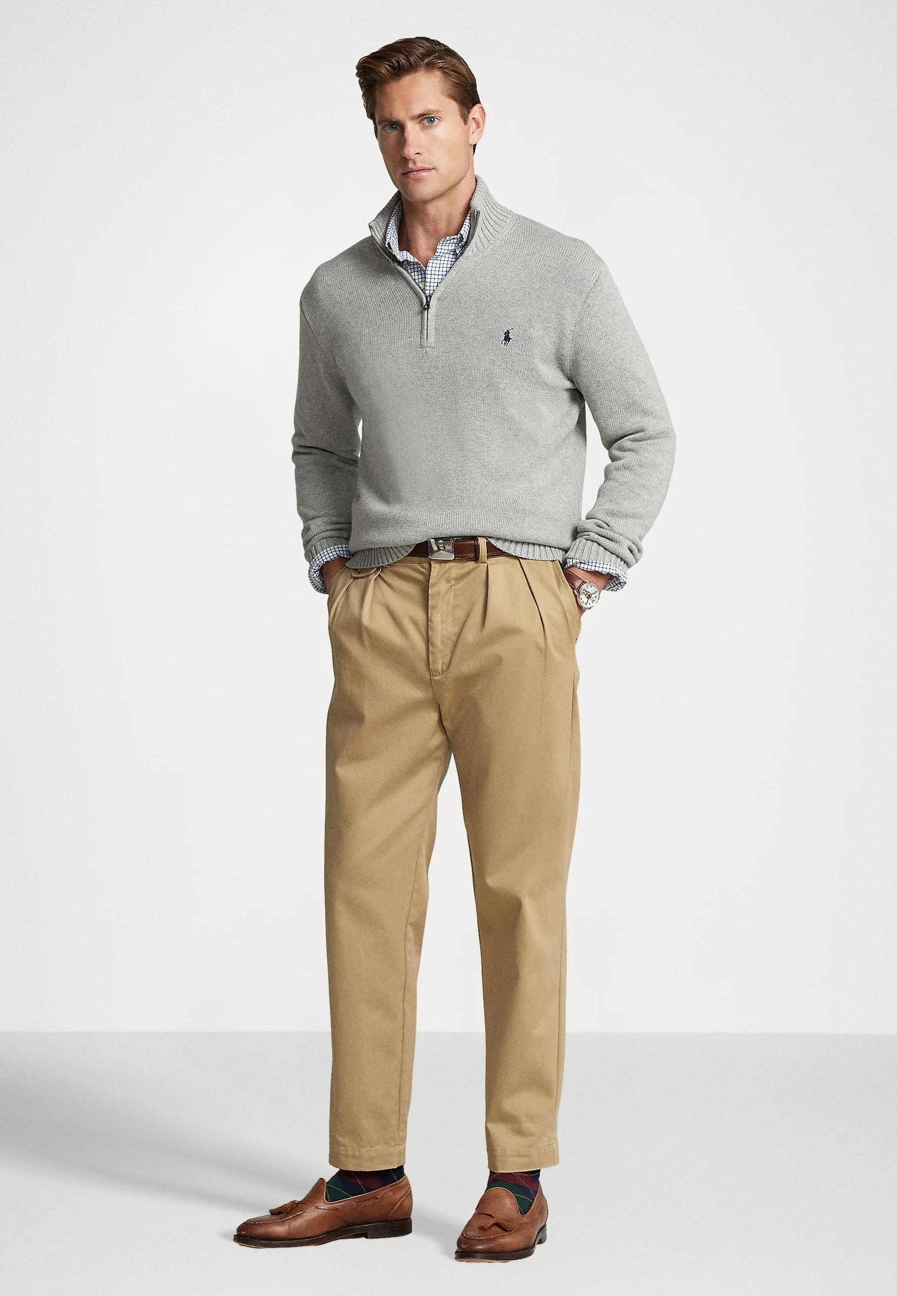Jersey con cremallera de un cuarto de Polo Ralph Lauren - Suéter