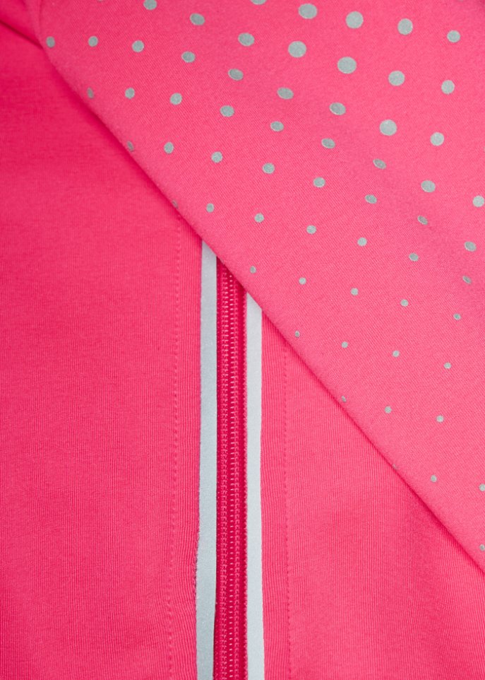 Thermo-Longjacke mit reflektierendem Druck