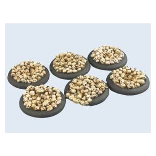 Skulls Bases, WRound 40mm (2 Warmachine Bases)