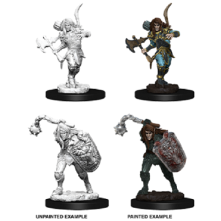Male Elf Fighter: Pathfinder Deep Cuts Unpainted Minis