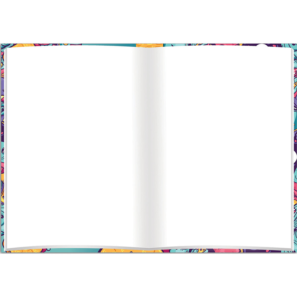Notizbuch Sweets, blanko, DIN A4, 96 Blatt
