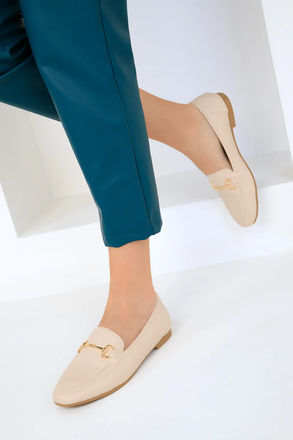 SOHO  Hellbraune Ballerinas für Damen 17936