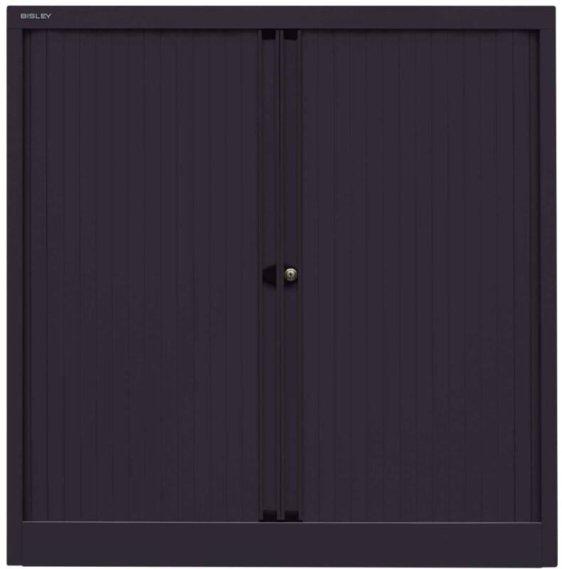 Bisley Rollladenschrank EuroTambour Schwarz 1.000 x 430 x 1.030 mm