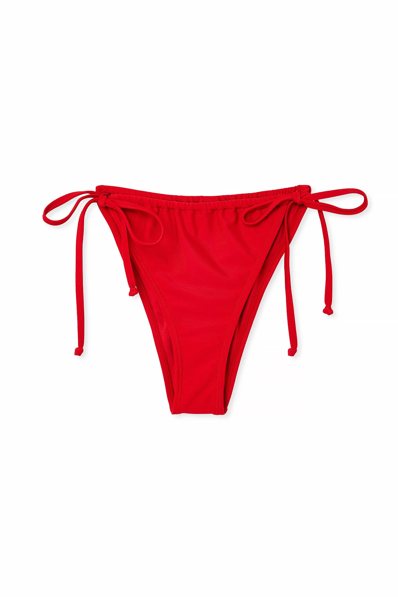 Hochgeschnittenes Bikini-Höschen mit Schnürung