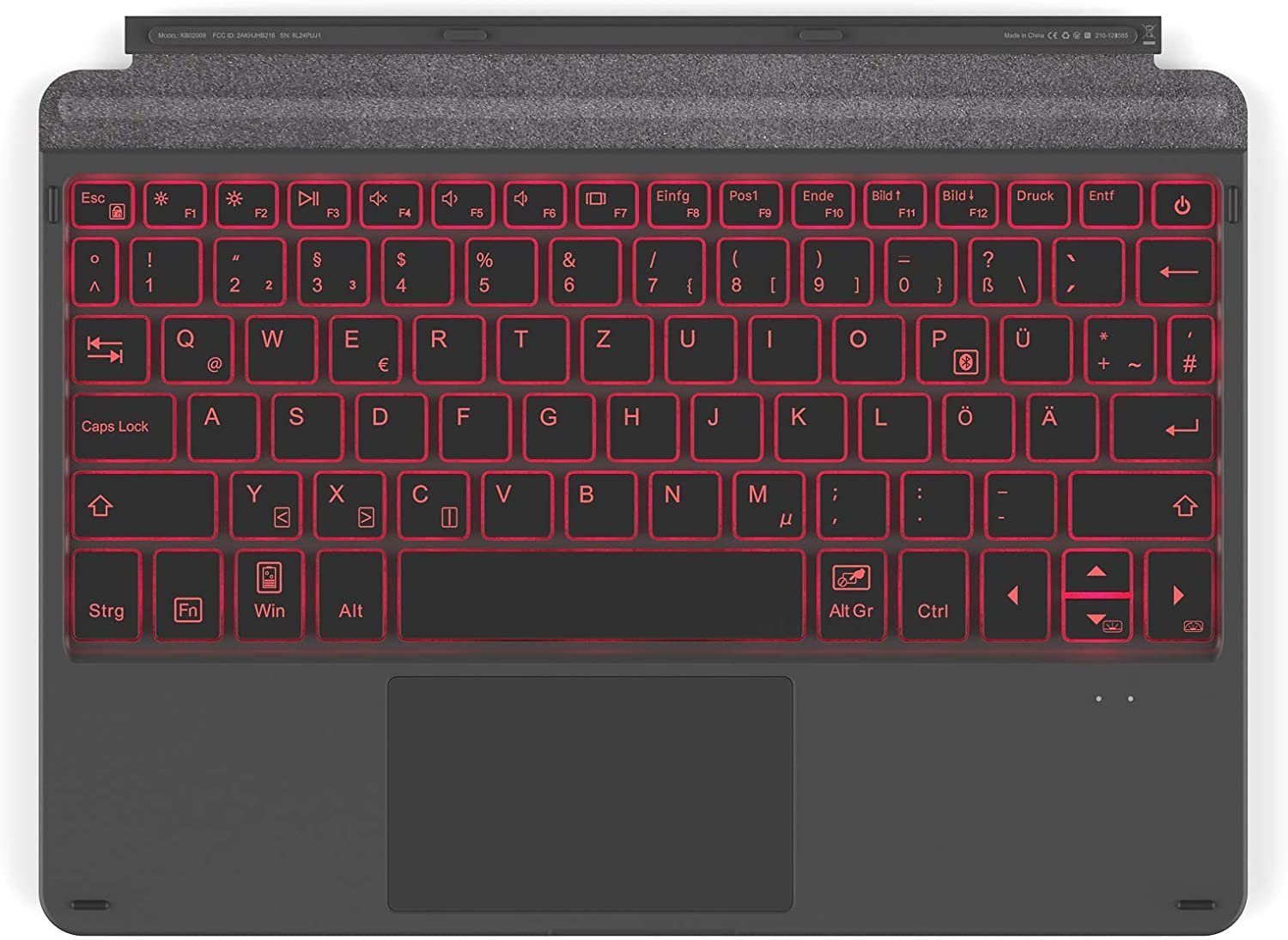 Inateck Tastatur für Surface Go 1&2&3 Generation Tablet-Tastatur