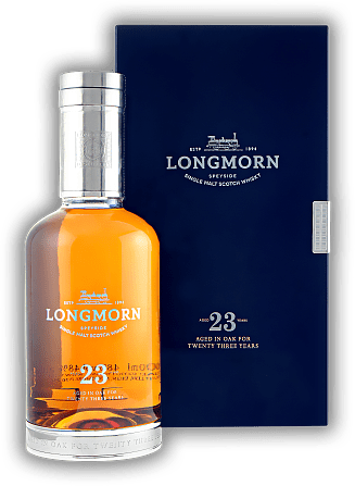 Longmorn 23 Years Longmorn 23 Years Die Vervollkommnung des Destillerie-Stils. Alter 23 J. - 0,7	 Liter - Vol 48%