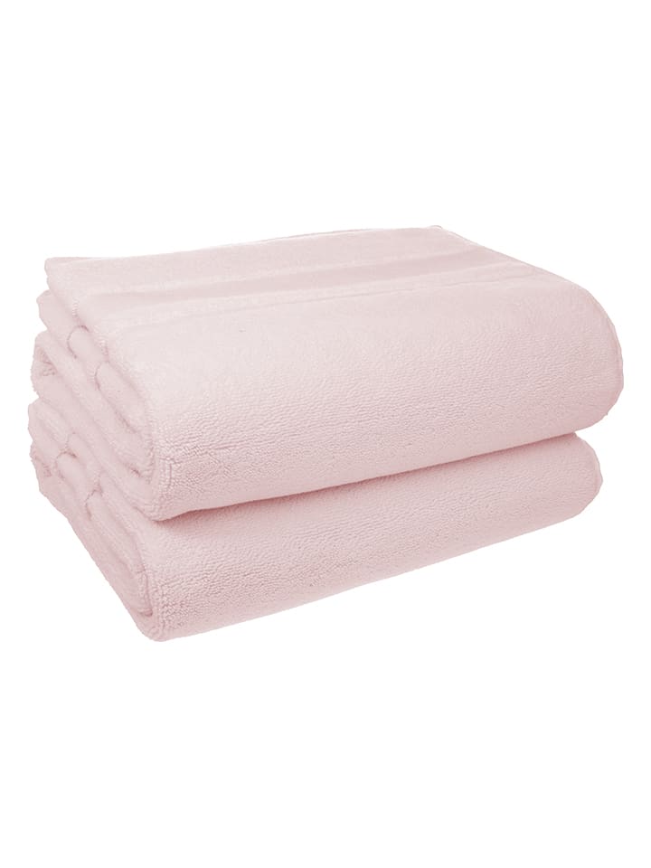 avance 2er-Set: Premium-Badvorleger in Rosa - (L)100 x (B)60 cm günstig kaufen onesize