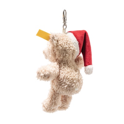 Cosy Christmas Anhänger Ben Teddybär, 12 cm, beige